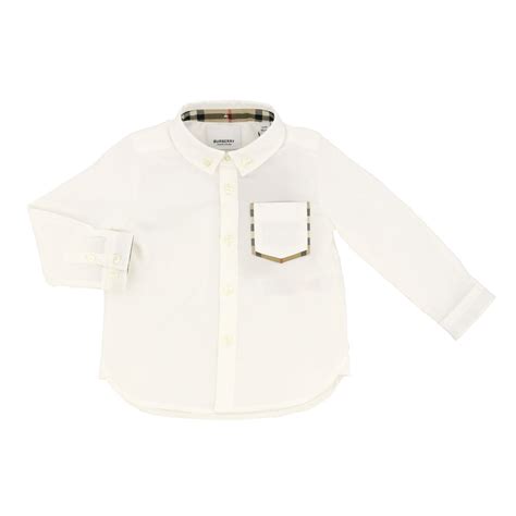 infant burberry collar shirt